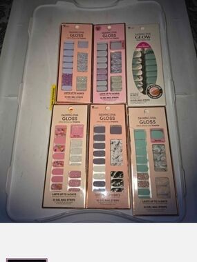 Dashing Diva Gel Nail Strip Bundle - Pastel & Glitter Mix